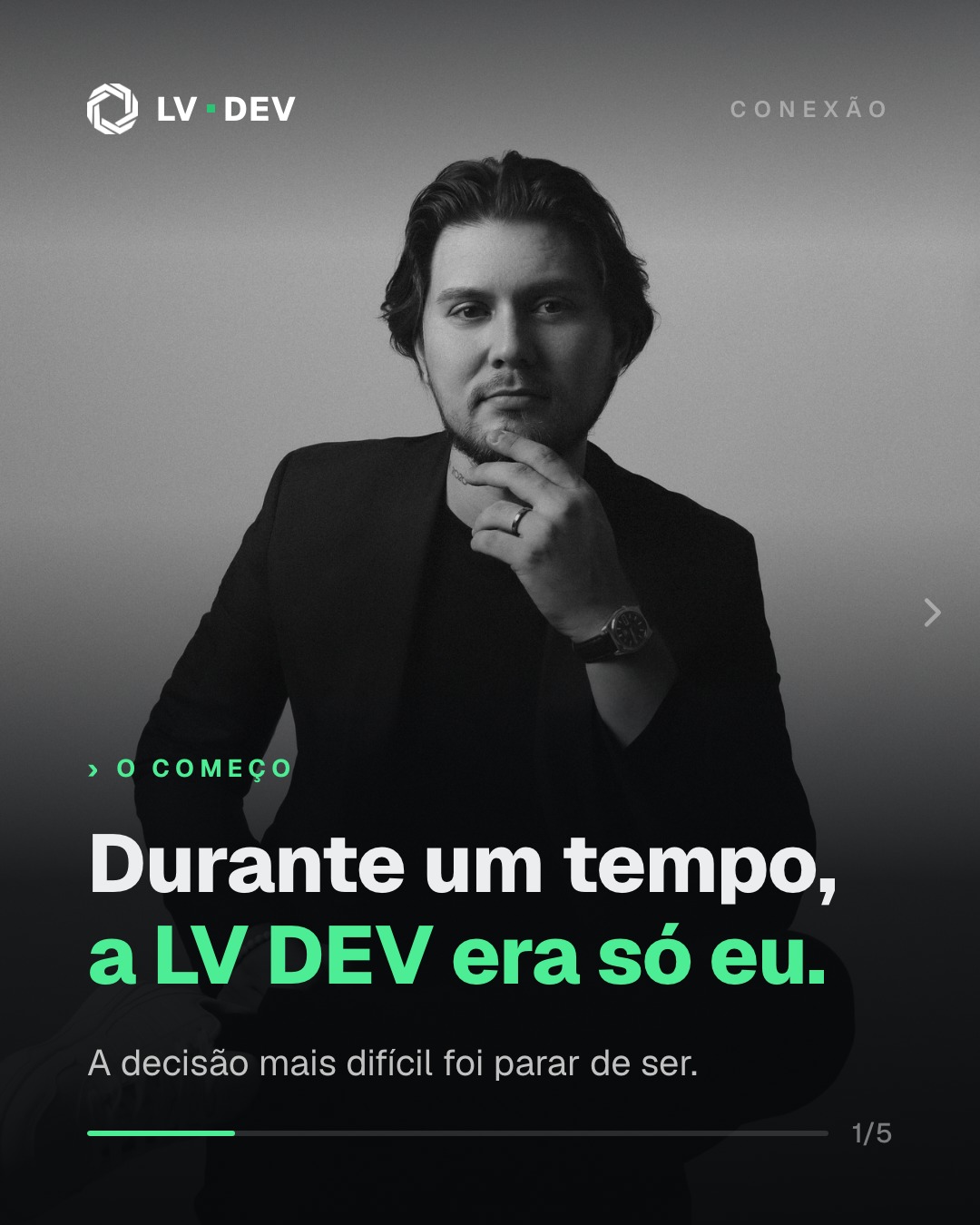 Durante um tempo a LV DEV era só eu — e a decisão mais difícil que tomei foi par